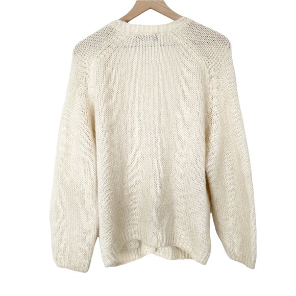 Vintage Mohair Wool Made in the USA American Apparel Oversized Cardigan Sweater - Picture 7 of 10